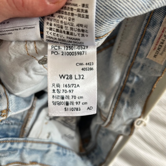 Levi’s 501’s Patchwork Jeans - Picture 8 of 8